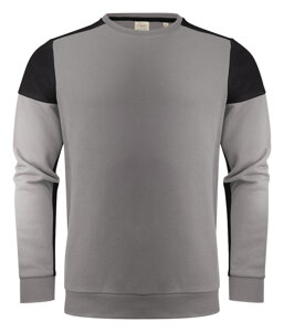 Dwukolorowa bluza Prime Crewneck marki Printer - Beżowo - czarna