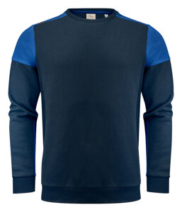 Dwukolorowa bluza Prime Crewneck marki Printer - Granatowo - niebieski