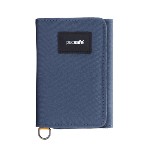 Antitheft Pacsafe RFIDsafe Recycled Wallet - Navy Blue