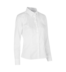 Elegant women's business shirt, brand ID - White