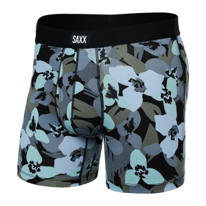 Men's quick-drying SAXX VIBE super soft Dragon Year Boxer Shorts - black.