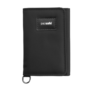Pacsafe RFIDsafe recycled anti-theft wallet - black