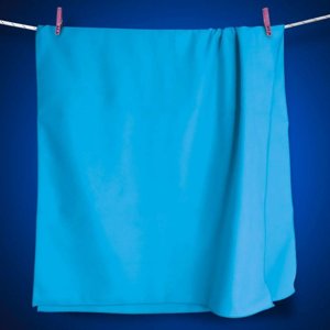 Quick-drying double-sided towel Dr.Bacty 60x130 - blue.
