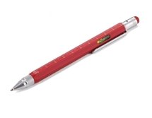 multifunctional pen TROIKA construction - red.