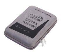 rigid travel organizer TROIKA for cables and chargers.