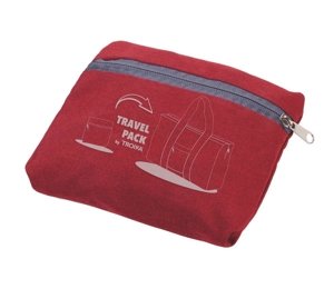 travel bag TROIKA travel pack - red.